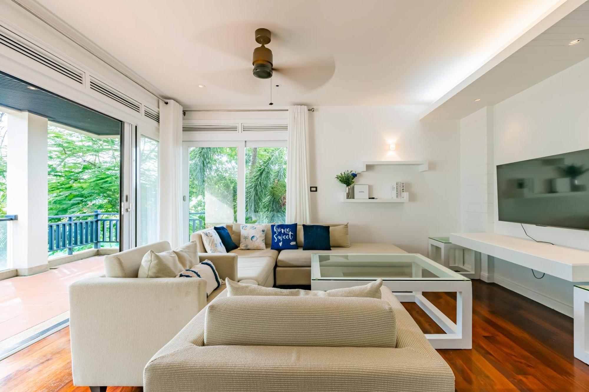 3br Casa Azul - Beachfront In Laguna & Layan Chom Tawan And Maan Tawan Residences Phuket