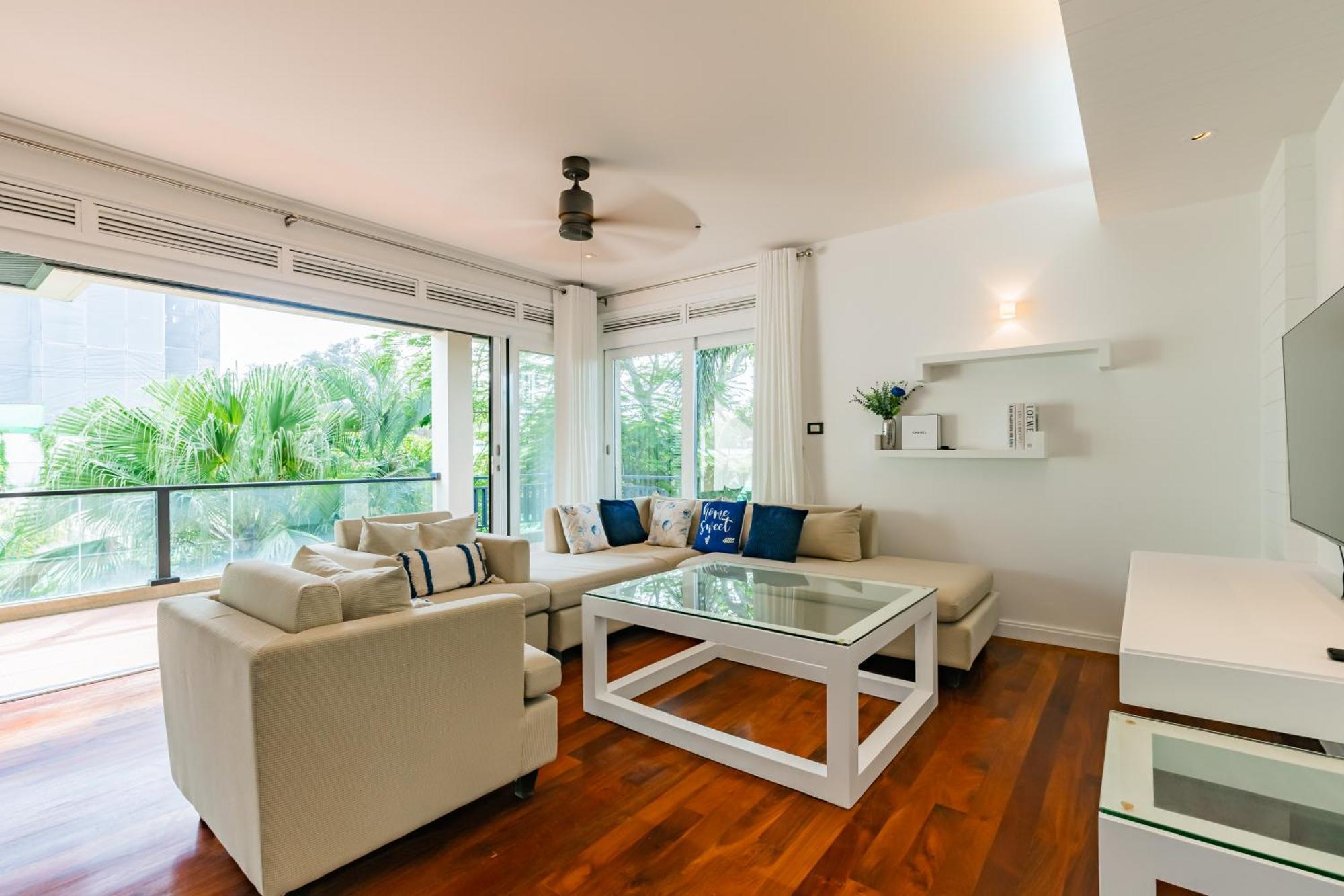 3br Casa Azul - Beachfront In Laguna & Layan Chom Tawan And Maan Tawan Residences